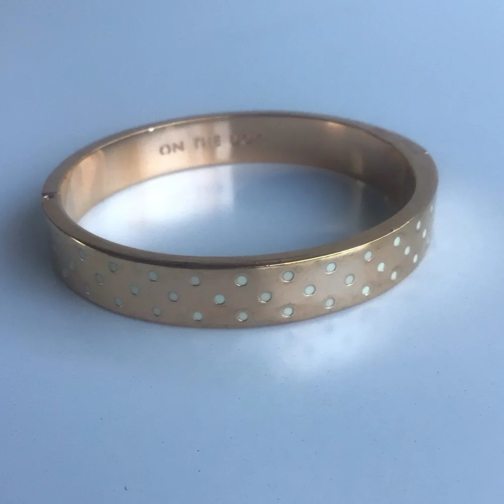 Kate Spade New York gold Gold Polka Dot Bangle bracelet - Picture 12 of 16